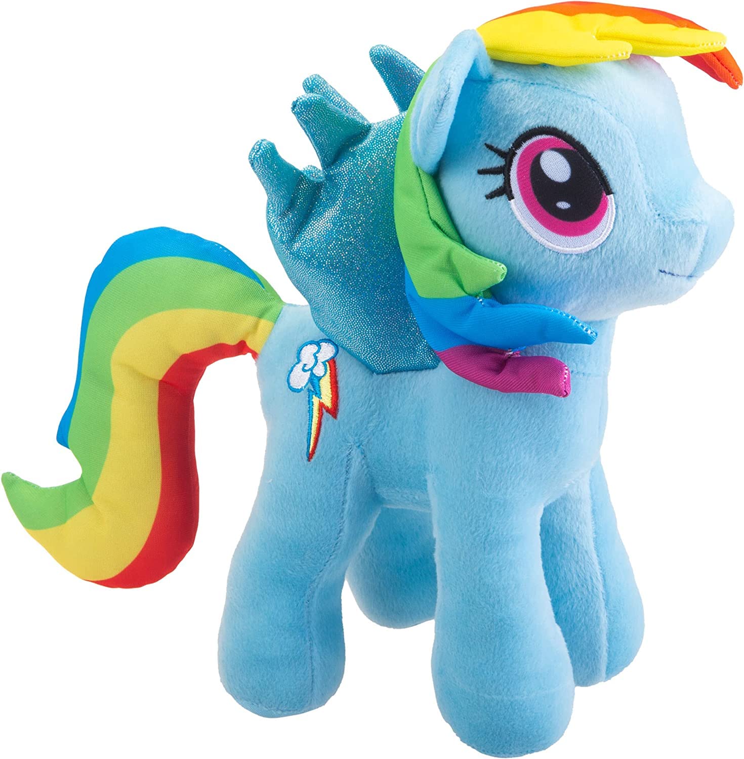 My Little Pony Soft Toy I Plush Toy for Girls and Boys I Stuffed and Cuddly Plush I 10 inches (Rainbow Dash)