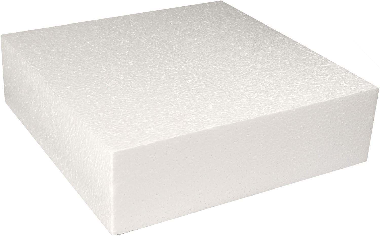 Square Cake Dummy, Styrene - 20 Inch x 3 Inch