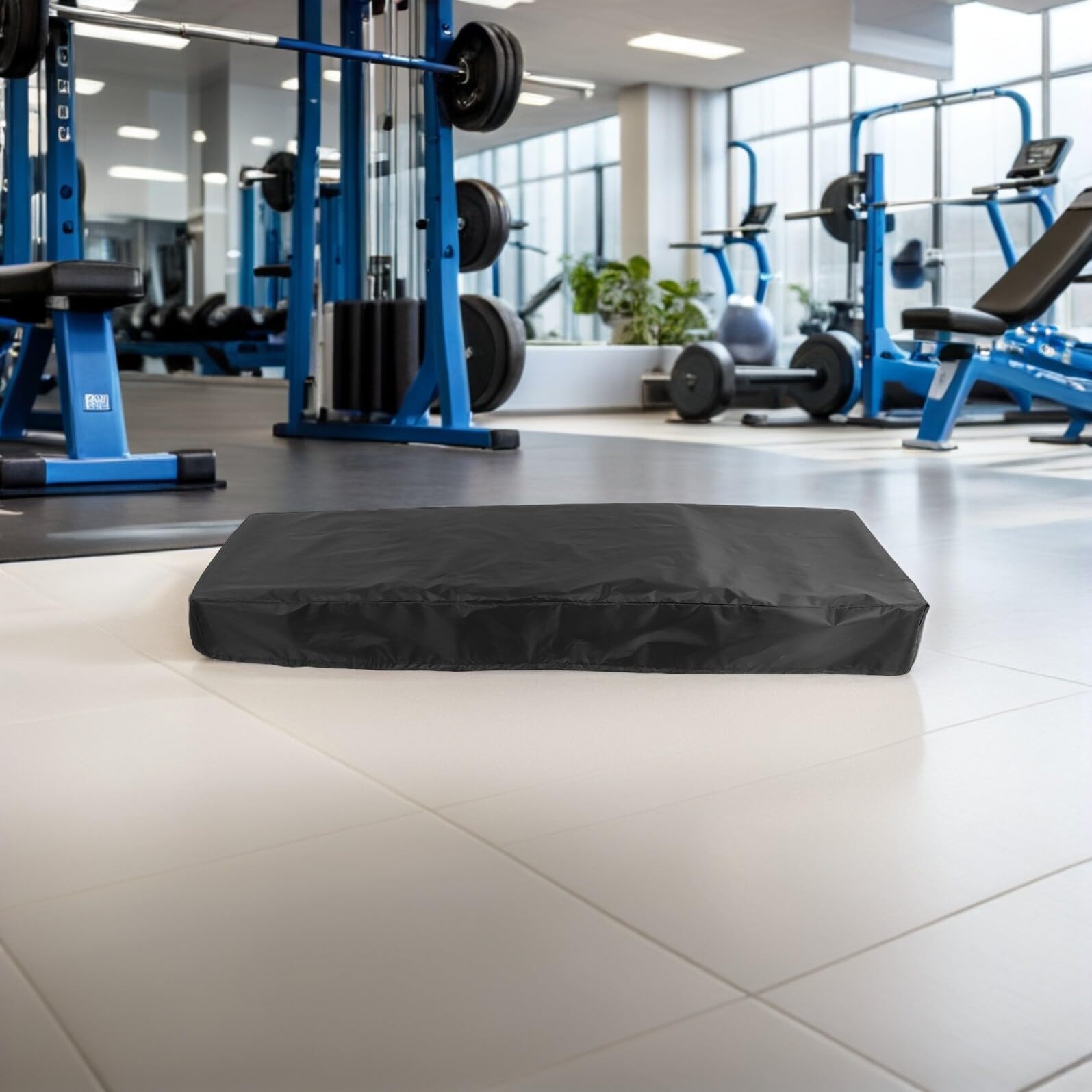 2 Unidades Funda para Cinta de Correr de Tela Oxford Negra Diseño Fácil de Usar para Protección contra Polvo y Agua en Interiores y Hogar