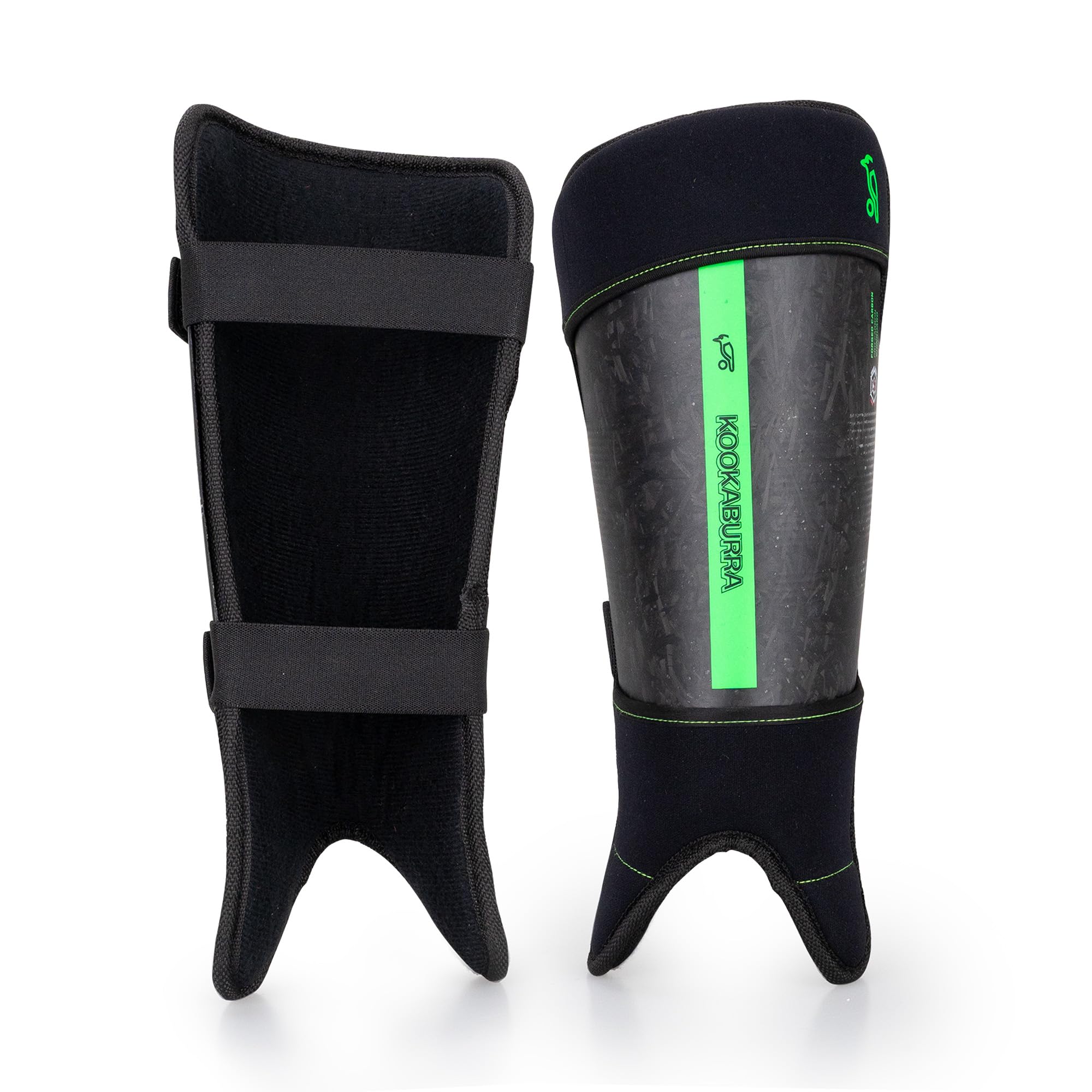 Kookaburra Pro Carbon Hockey Shin Guard – Black (Size XL)