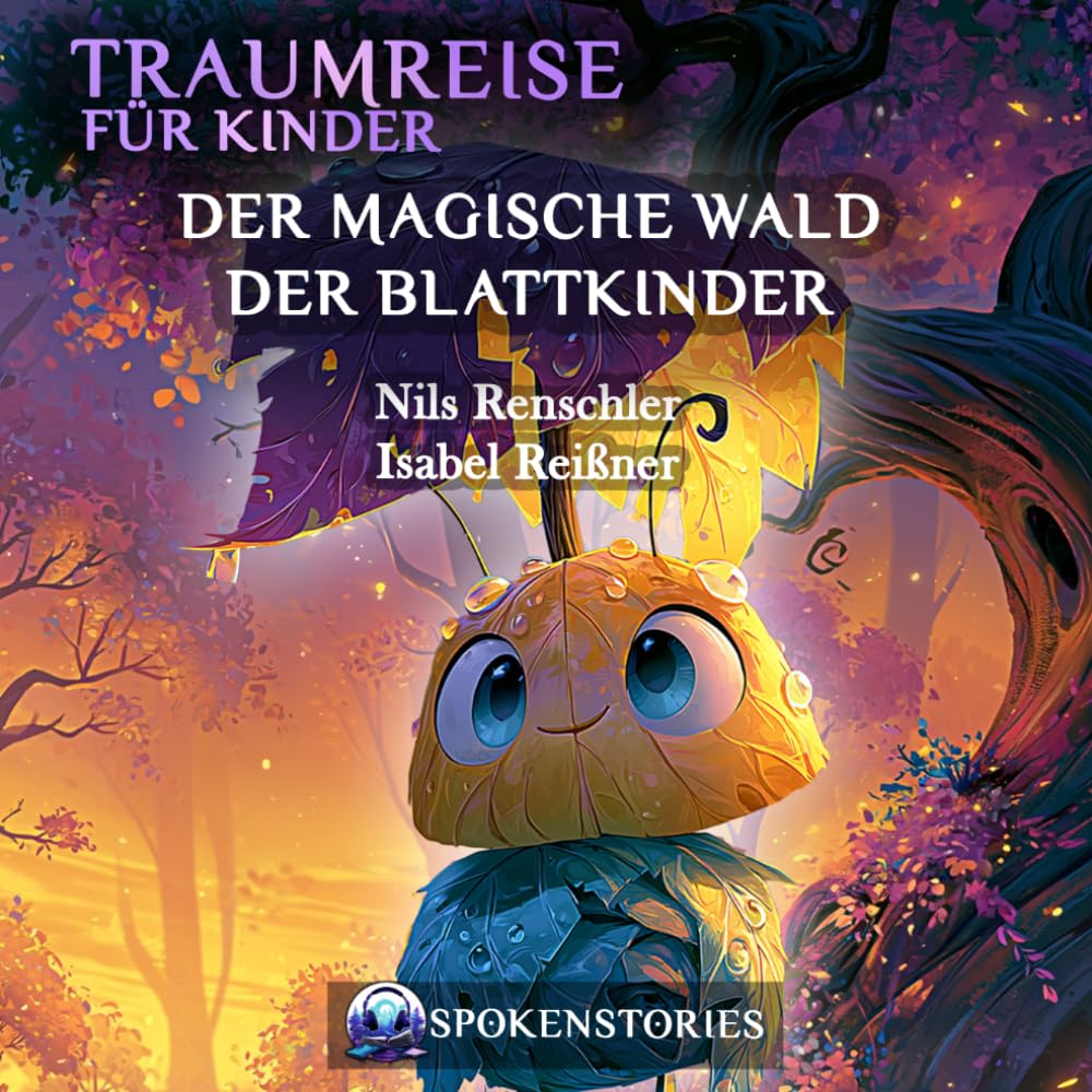 Traumreise für Kinder zum Einschlafen – Beruhigende Einschlafgeschichte, Fantasiereise & sanfte Abendroutine ab 3 Jahren: Der magische Wald der Blattkinder
