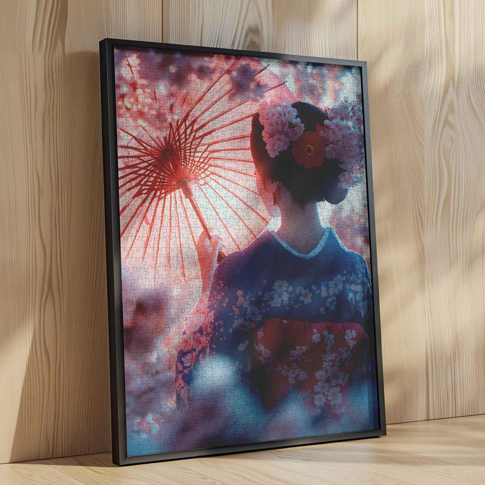 Amazon.co.jp: 大人のための日本の1000ピースジグソーパズル着物を着て