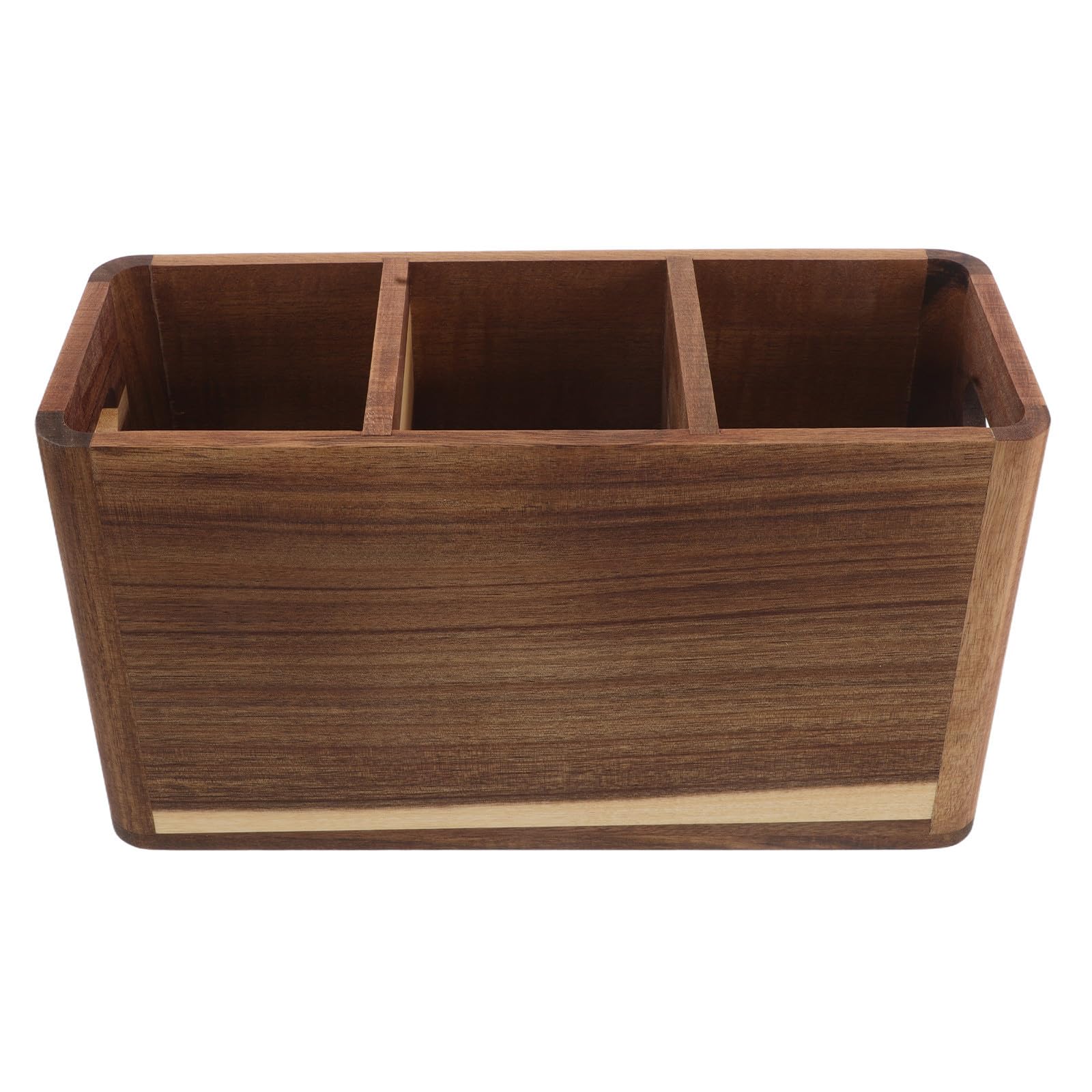 Porte-couverts Cuisine en Bois, 3 Compartiments, pour Plan de Travail