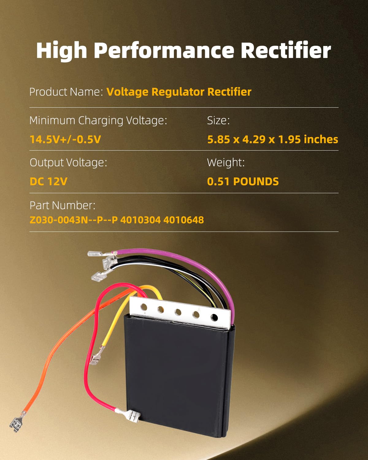 Amazon.com: OCPTY 4010304 4010648 Voltage Regulator Rectifier Fits