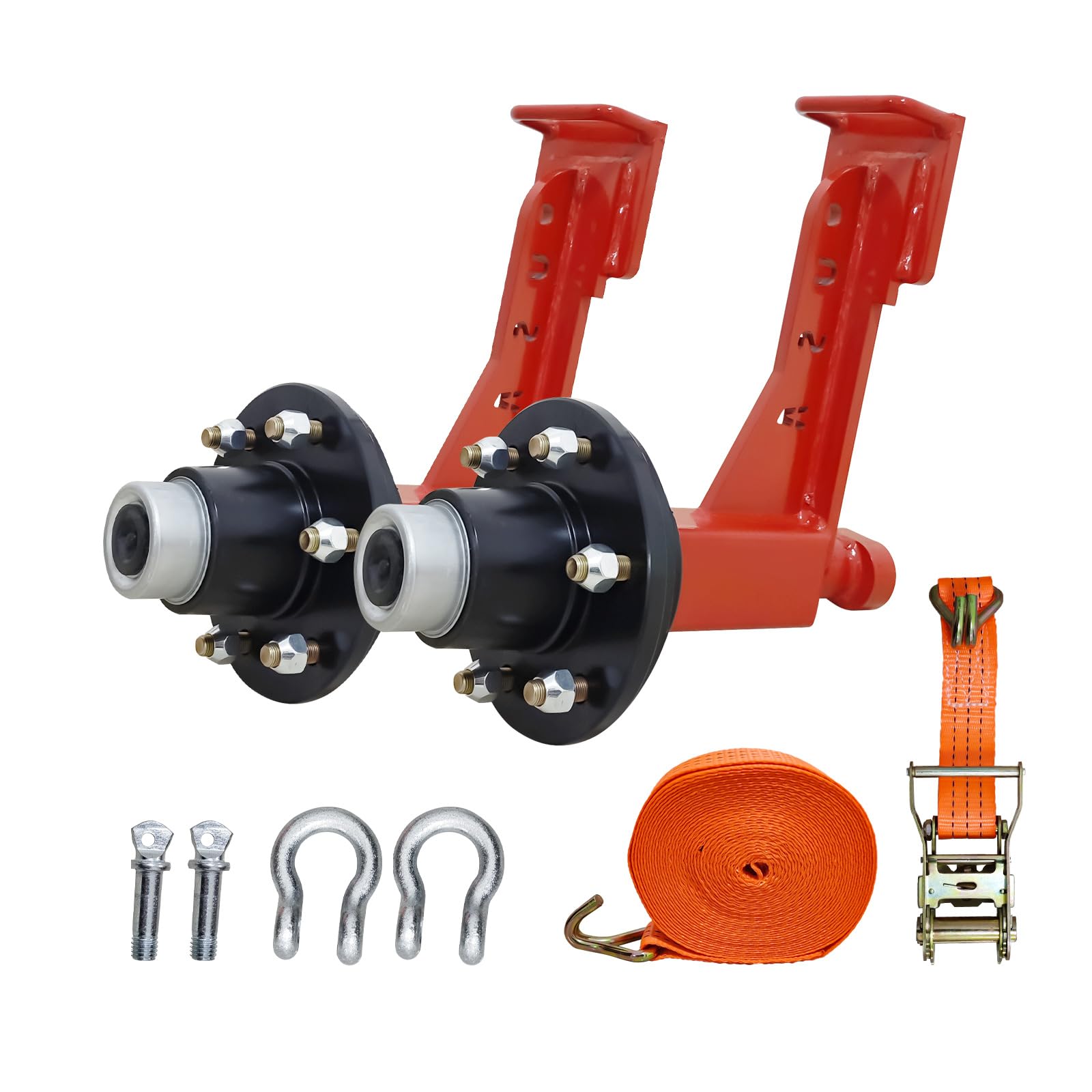 2 Sets of Container Wheel 6-Ear Wheel Kits, Heavy-Duty Container