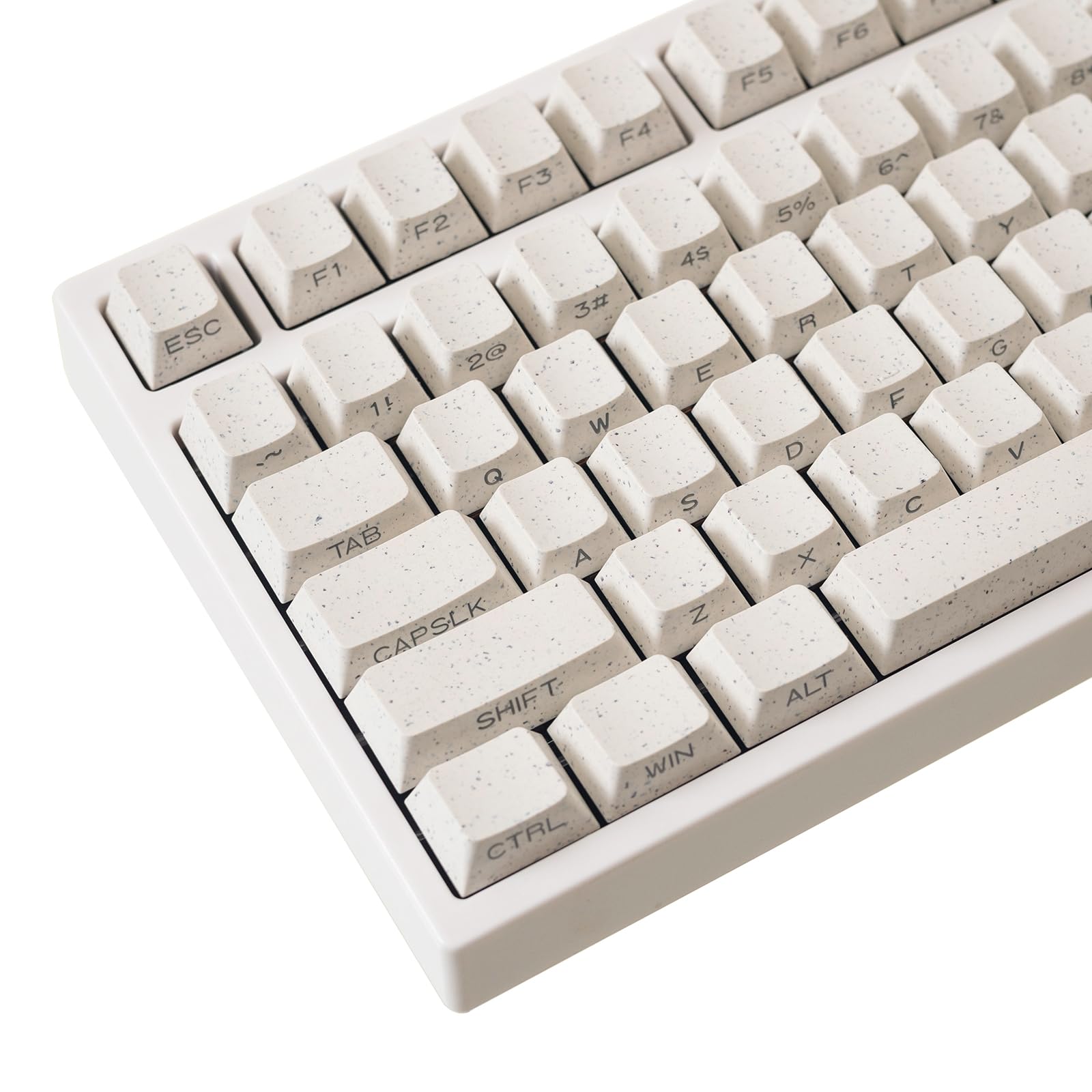 Keyball61-LP ホワイト GamaKay 129 Keys PBT Japanese Keycaps Set Dye-Sub Cherry