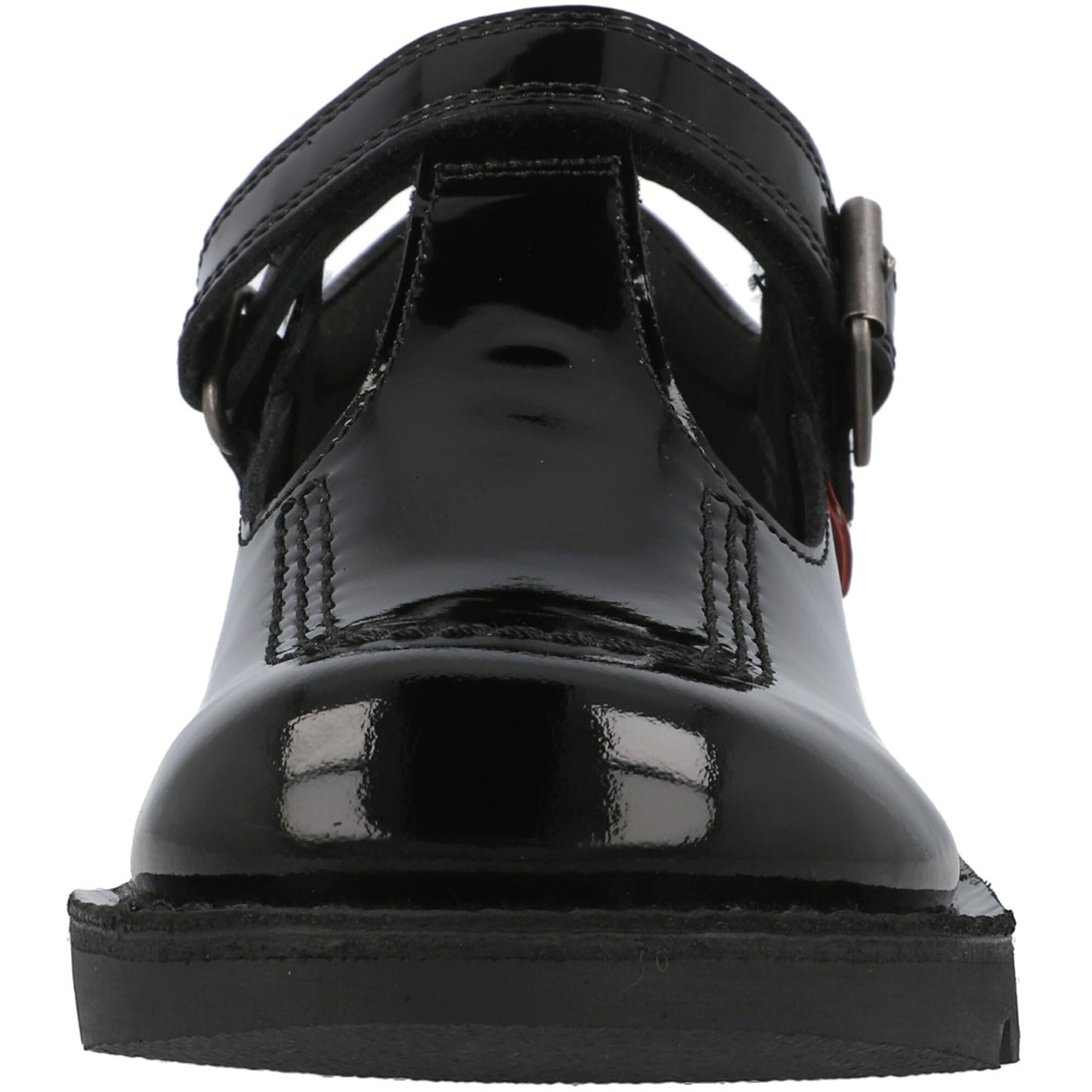 Kickers Kick T Vel J Nero Pelle Mary Jane Scarpe