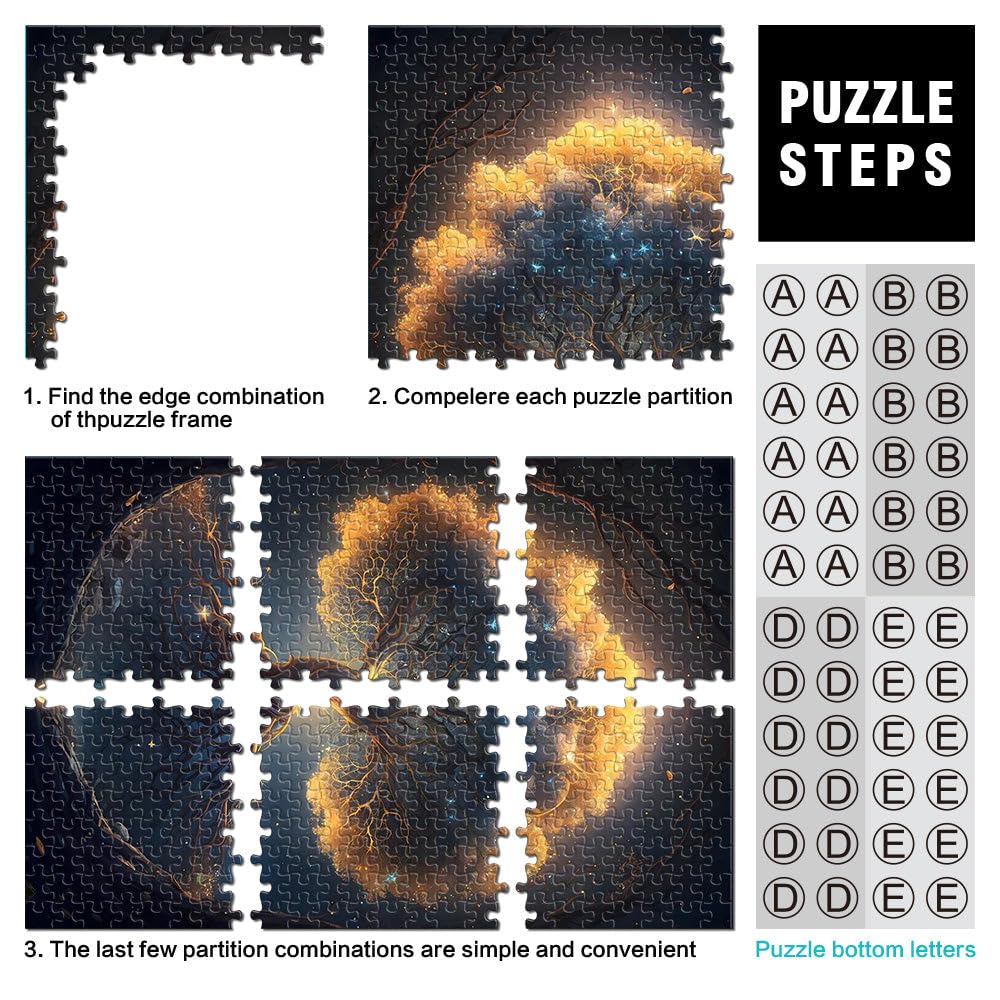 puzzle 2000 pezzi per adulti Albero magico della vita Difficile da completare ma divertente e umoristico regali per amici e familiari 70x100cm