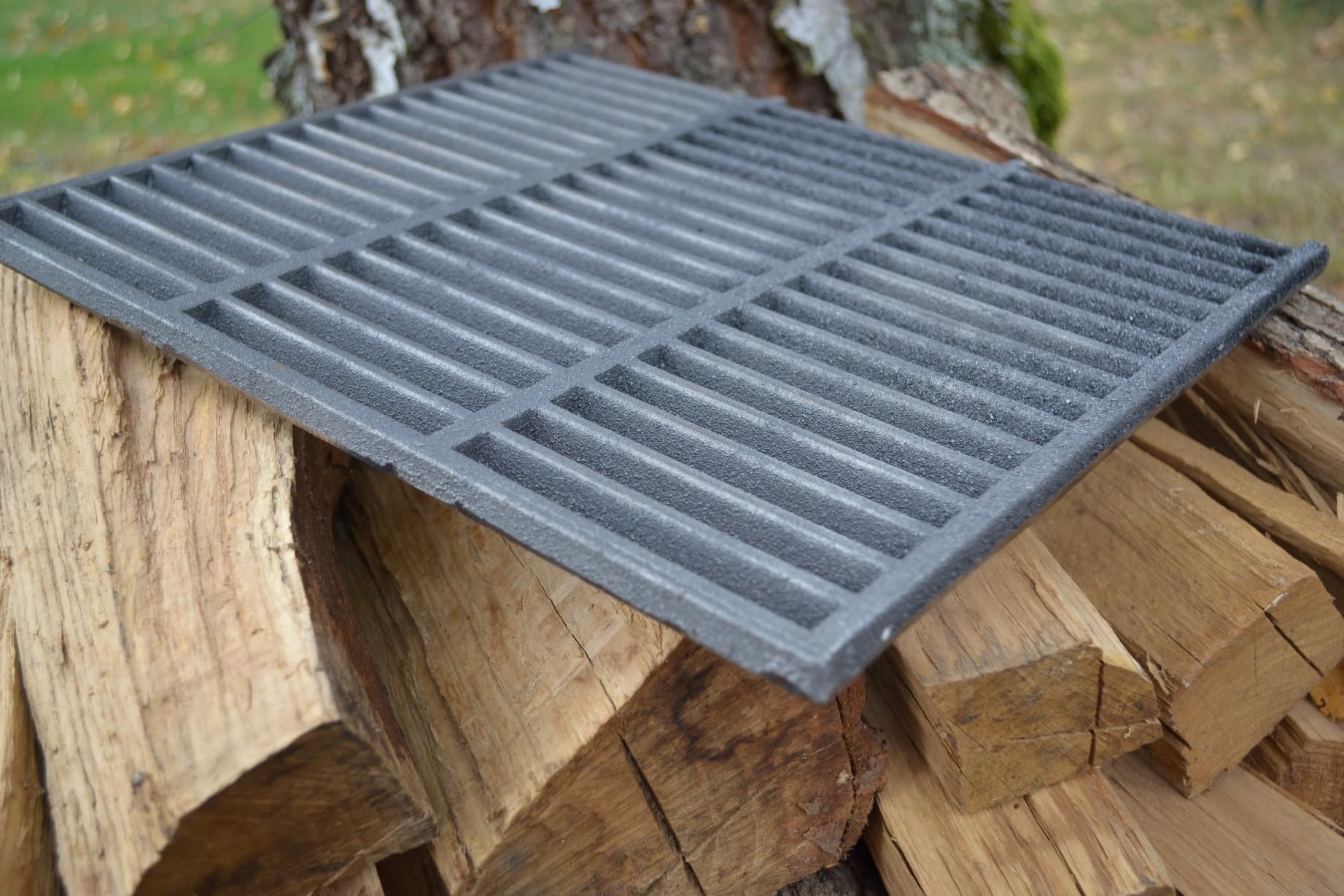 Grille De Four En Fonte 25 X 18 Cm - Pour Poêle à Bois, Cheminée, Barbecue