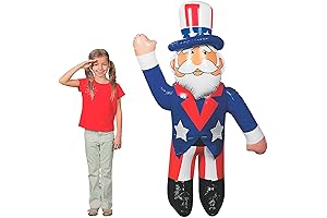 Giant 4th of July Inflatable: Patriotic Uncle Sam