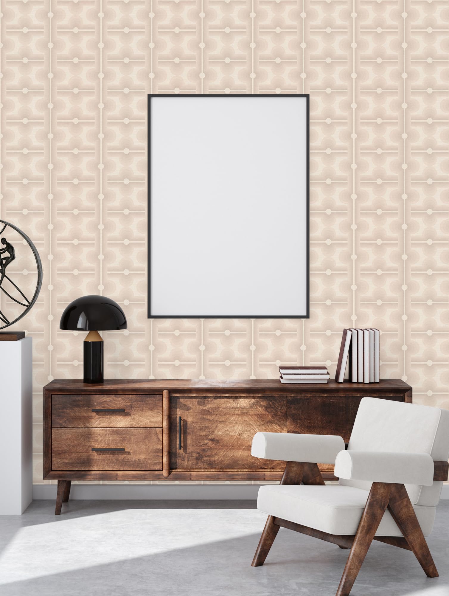 A.S. Création Retro 70's Floral Trail Wallpaper Brown/Yellow/Orange/Red/Beige Re
