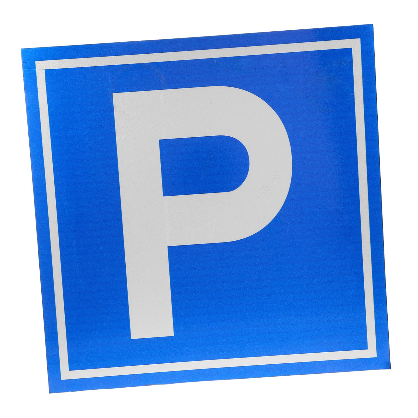 Cartello di Sicurezza Simbolo P in Lega di Alluminio Blu per Parcheggio | Uso per Aree di Sosta e Spazi Segnaletica Chiara, Installazione Semplice, Visibilità Elevata