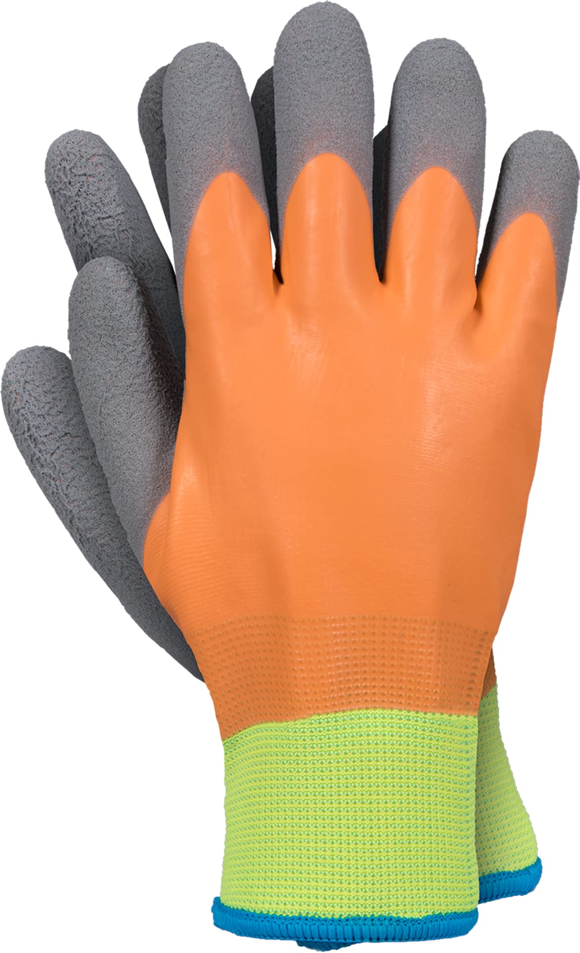 Ogrifox OX-WINORANGE Confezione Guanti in Lattice, Guanti Protettivi, Guanti da Lavoro, OX.12.430, Arancione-Giallo-Grigio, Taglia: 11, 72 Paia