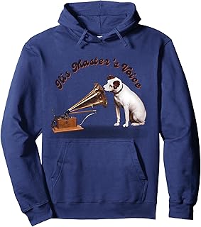 His Master's Voice RCA Victor Nipper Dog Pullover Hoodie