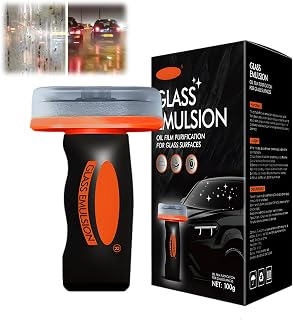 Oil Film Remover for Car Windshields and Windows, 2026 New Car Oil Film Cleaning Brush for Automotive Windshield/Window/Mirror, Glass Cleaning Board Improve Driving Visibility (1, #A,1PCS)