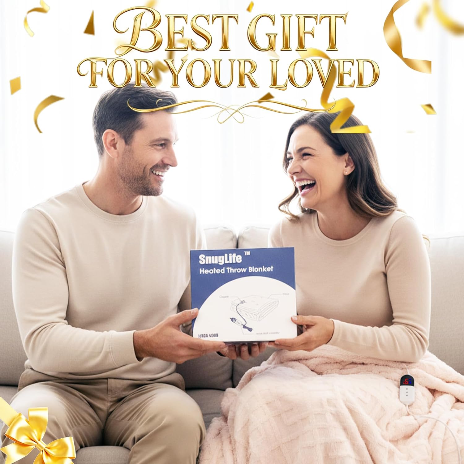 Electric Throw Heated Blanket-Super Soft Heated Throw with 6 Fast Heating Levels & 4 Hours Auto Off, 50"x60" Electric Blanket with Over-Heat Protection, Machine Washable to Keep Warm (Pink) - Image 7