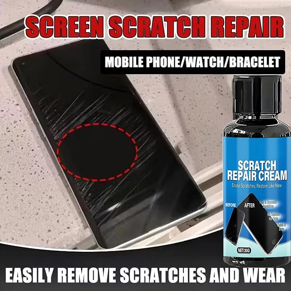 Strumento universale per la rimozione dei graffi dello schermo, strumento di spugna facile da applicare, kit di riparazione smartwatch per tablet telefono, accessorio per la pulizia del vetro in - 5