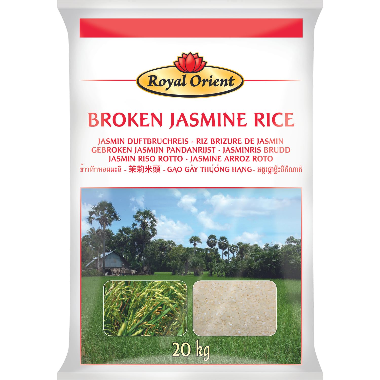 Royal Orient - Gebrochener Jasmin Reis - (1 X 20 KG)