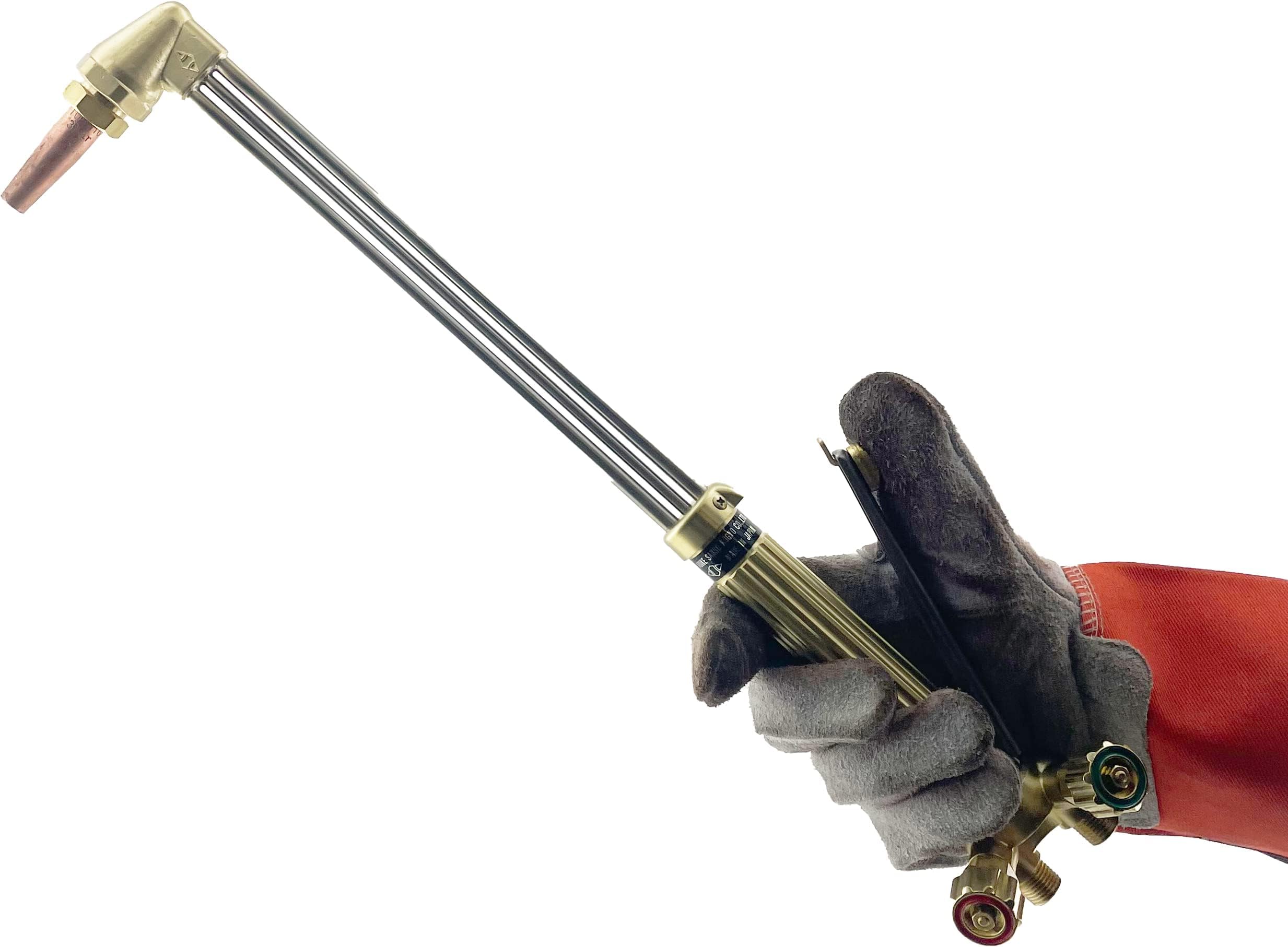 Koike MK150 Heavy Duty Oxy-Fuel Hand Torch, 90 DEG Head, w/Size 2 Cutting Tip (Propylene Kit)