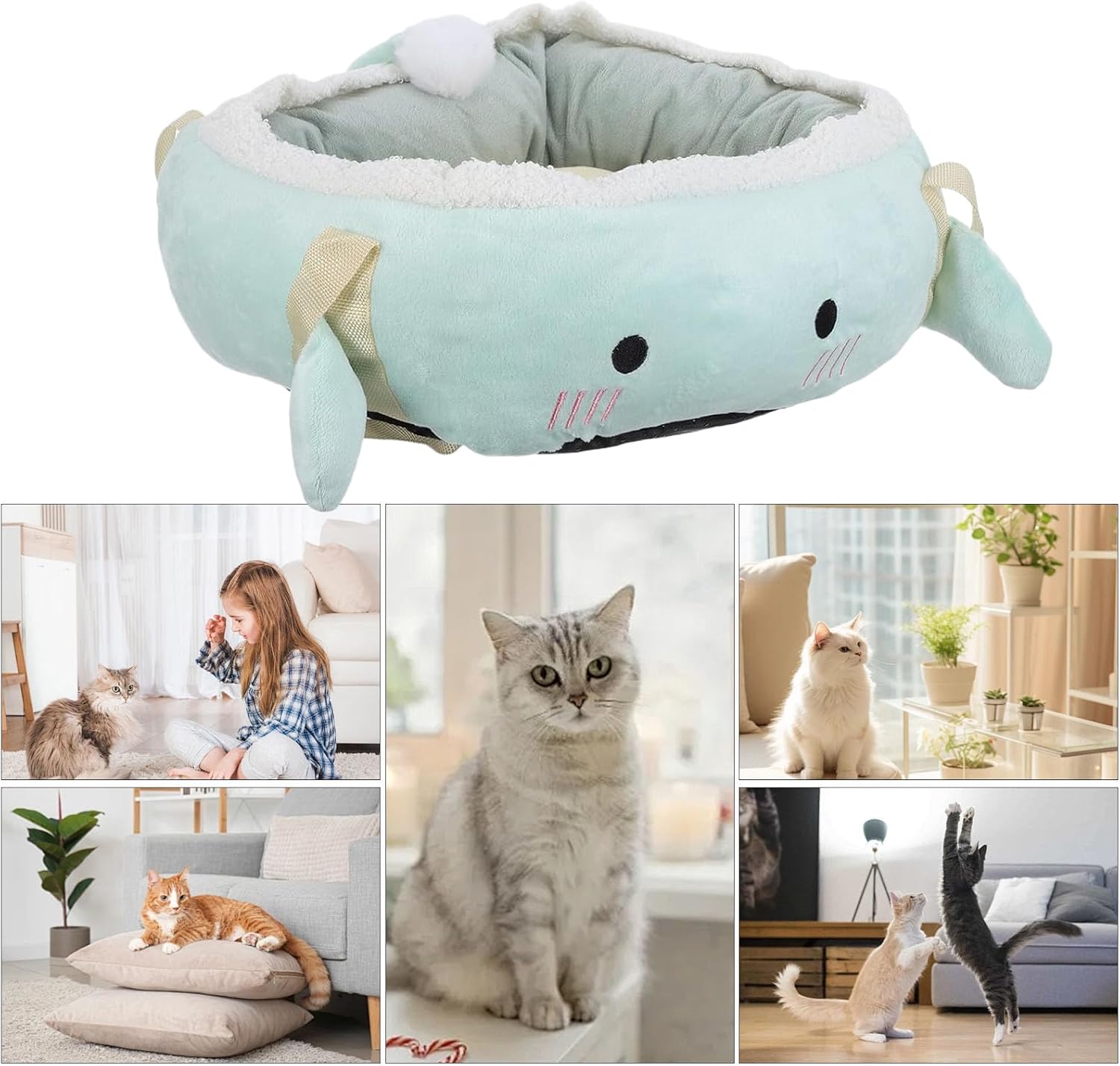 Cat Hammock - Breathable Window Mounted Lounger, Elevated Kitten Resting Nest with Stable Suction Support, Space Saving Comfort Design, Ideal for Apartment Bedroom Living Areas
