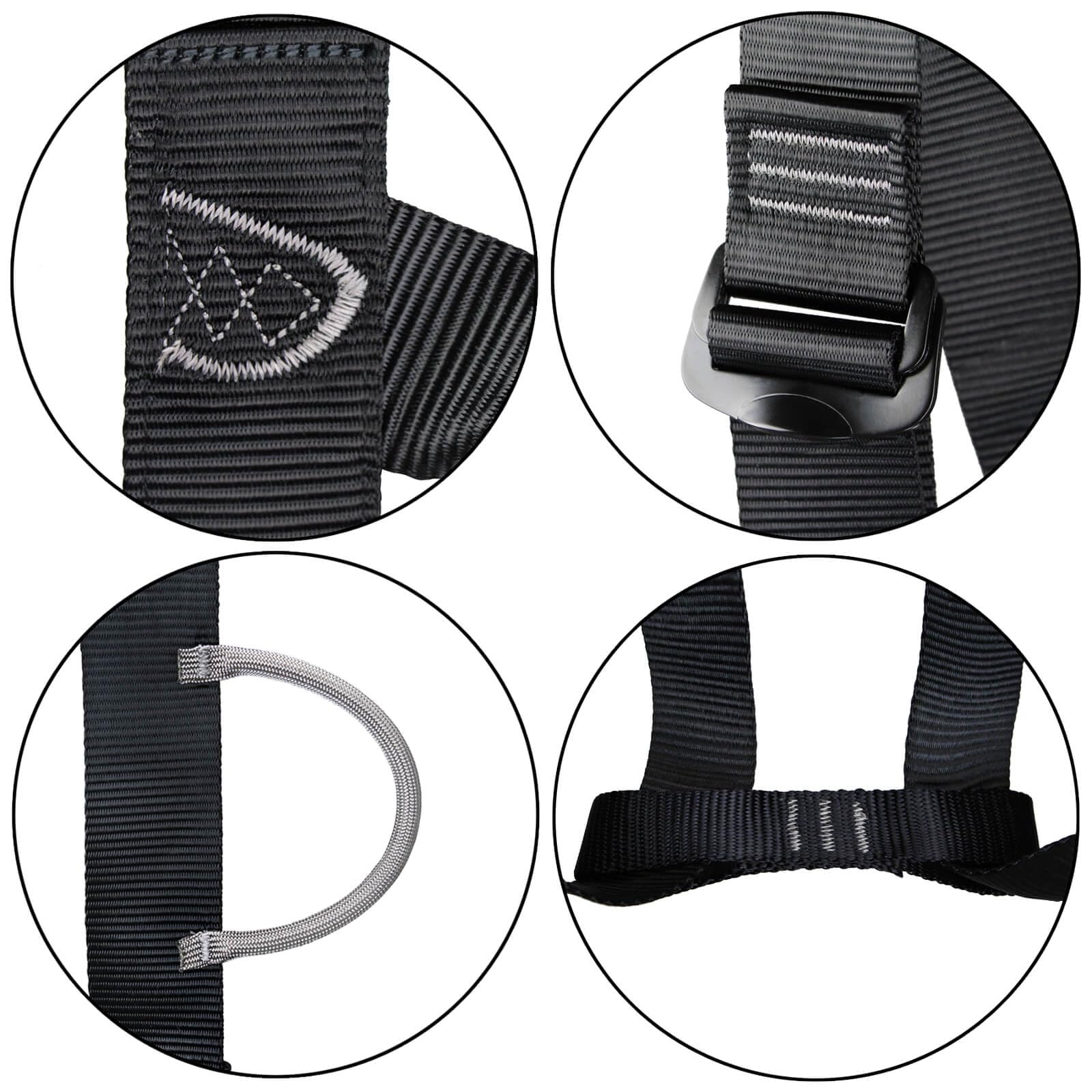 Diverse ALPIDEX Kletterhelm in bright white + ALPIDEX Komplettgurt Klettergurt + Stubai Klettersteigset BASIC 3.0