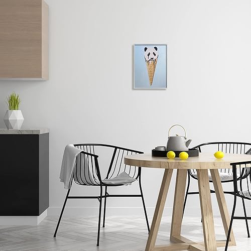 Miniatura 2 de Stupell Industries Adorable oso panda helado helado waffle, diseño de Coco de Paris