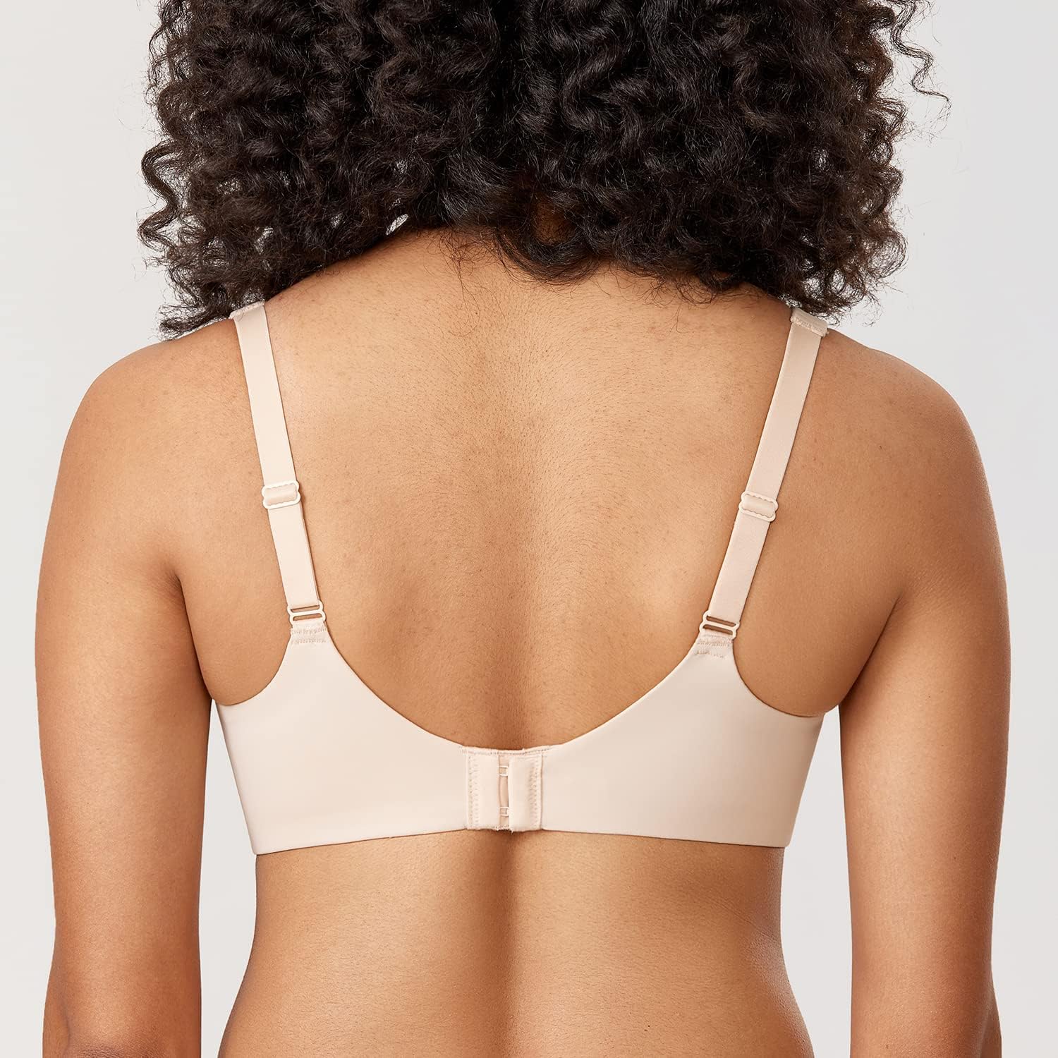 AISILIN Women's Minimizer Bra Plus Size Unlined Full Coverage Smooth Underwire Support