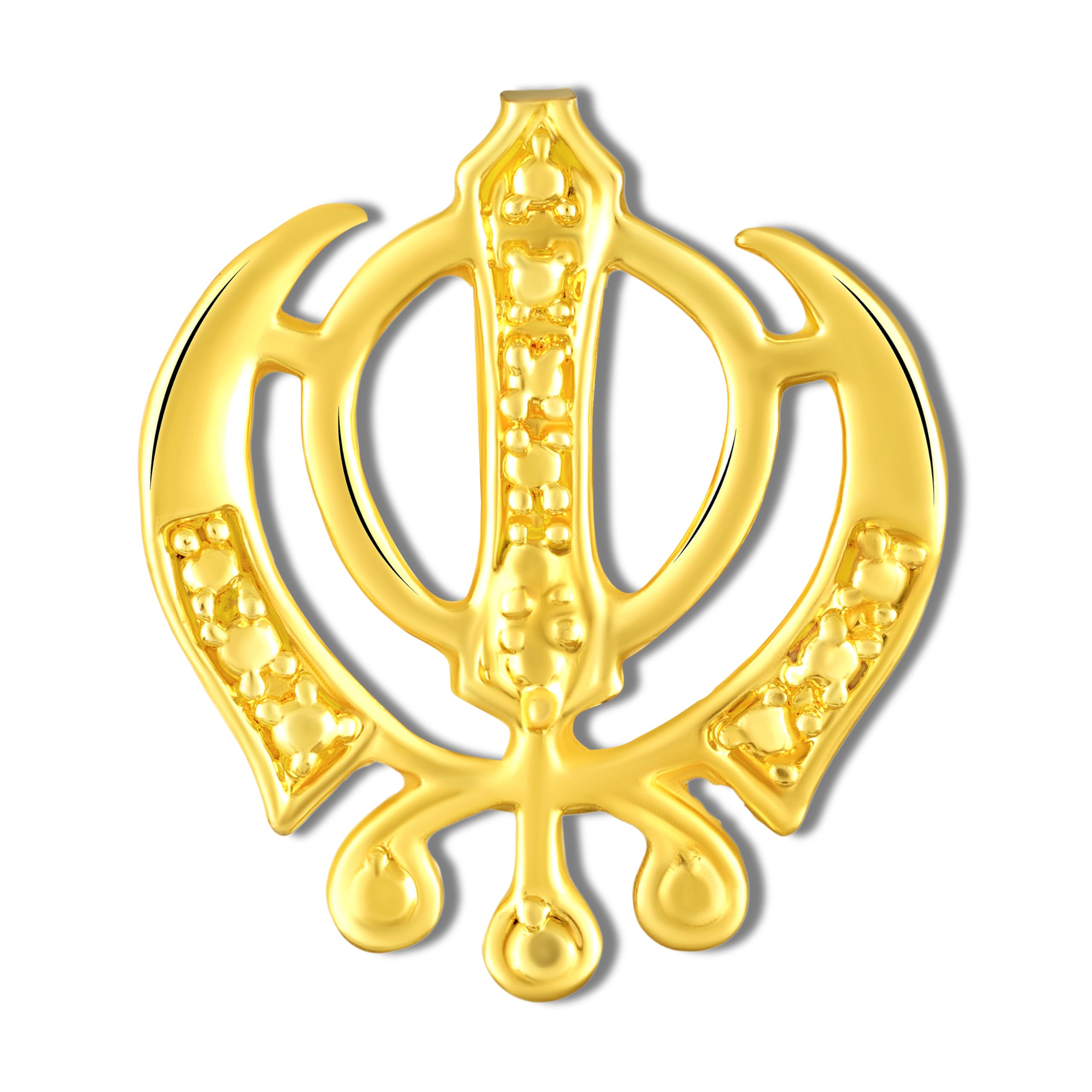 Khanda Sikh Symbol Men’s Brooch Pin for Blazer, Suit, Sherwani and Turban (PABP1101285PR)-image-33