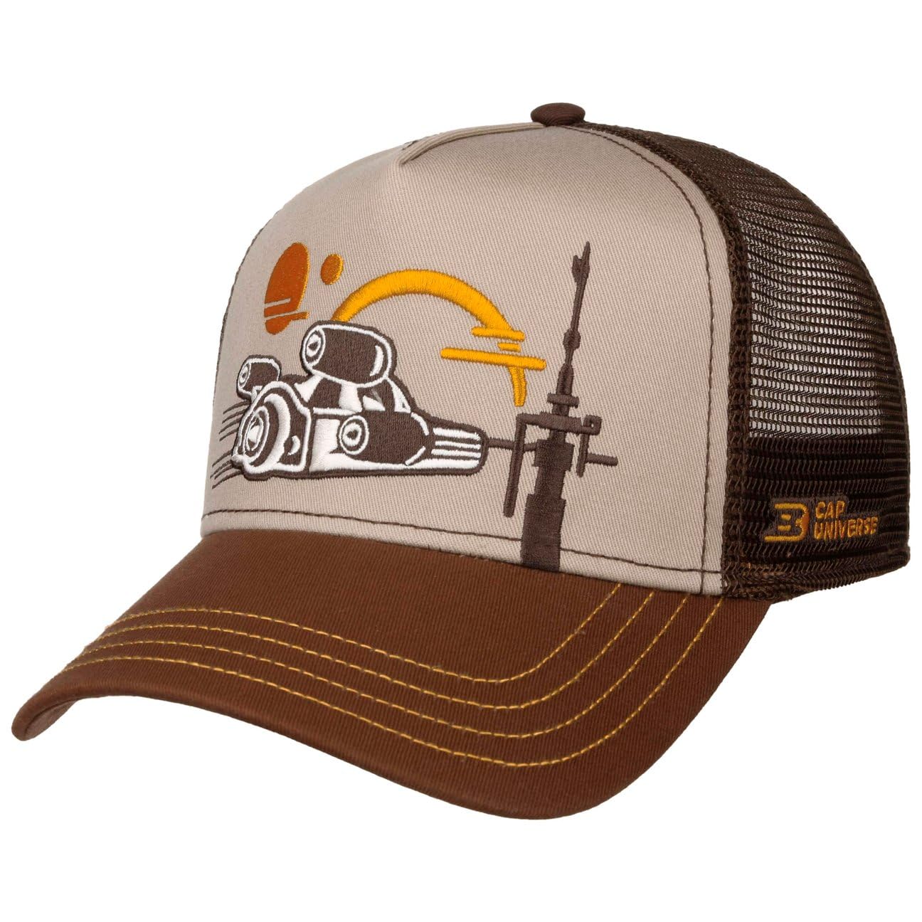 Cappellino Trucker Floating Donna/Uomo - cap Berretto Baseball Mesh Snapback, con Visiera, Visiera Inverno Autunno Primavera Estate Estate/Inverno