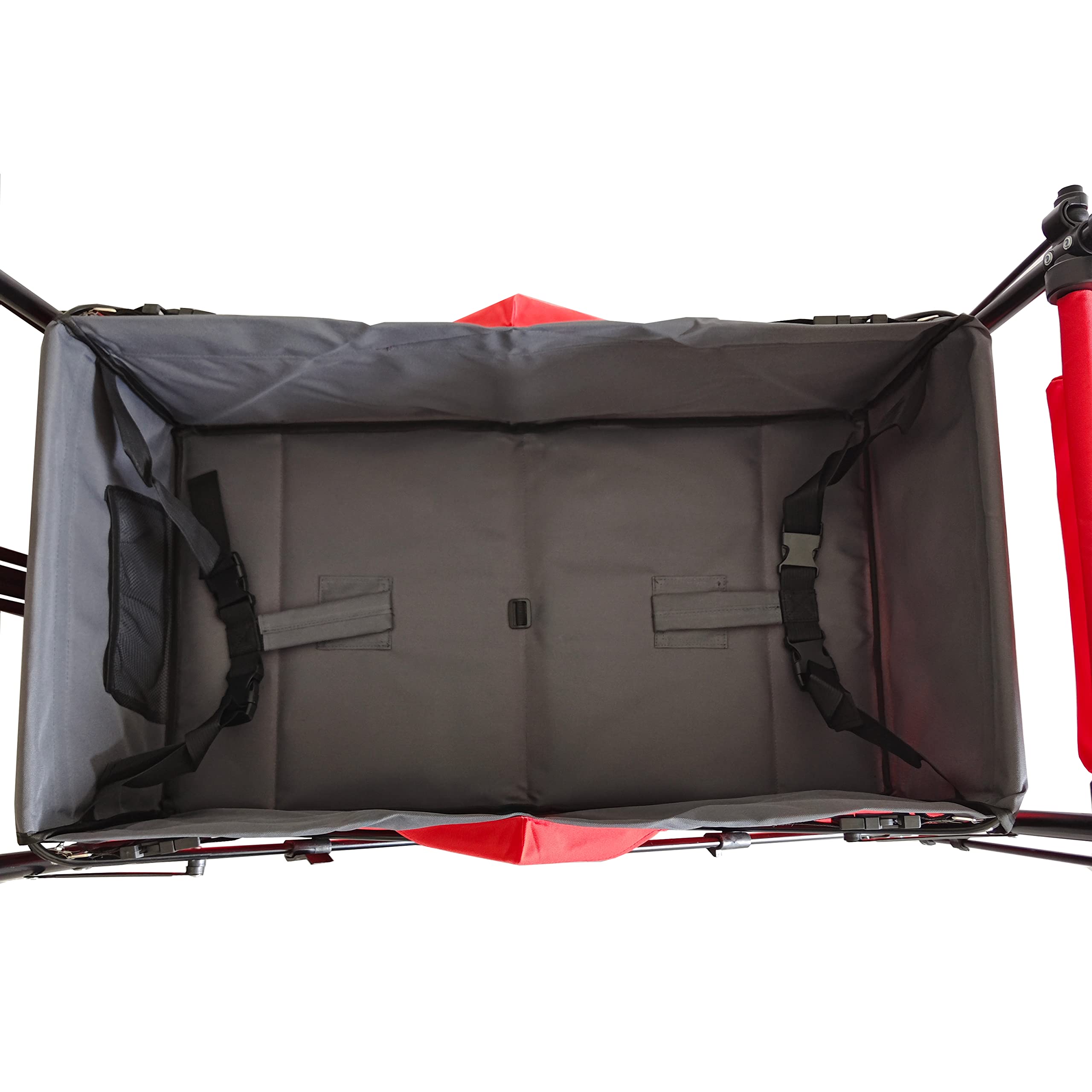 NITRO Carrello a Mano Pieghevole Passeggino Bambini e Spesa Rosso