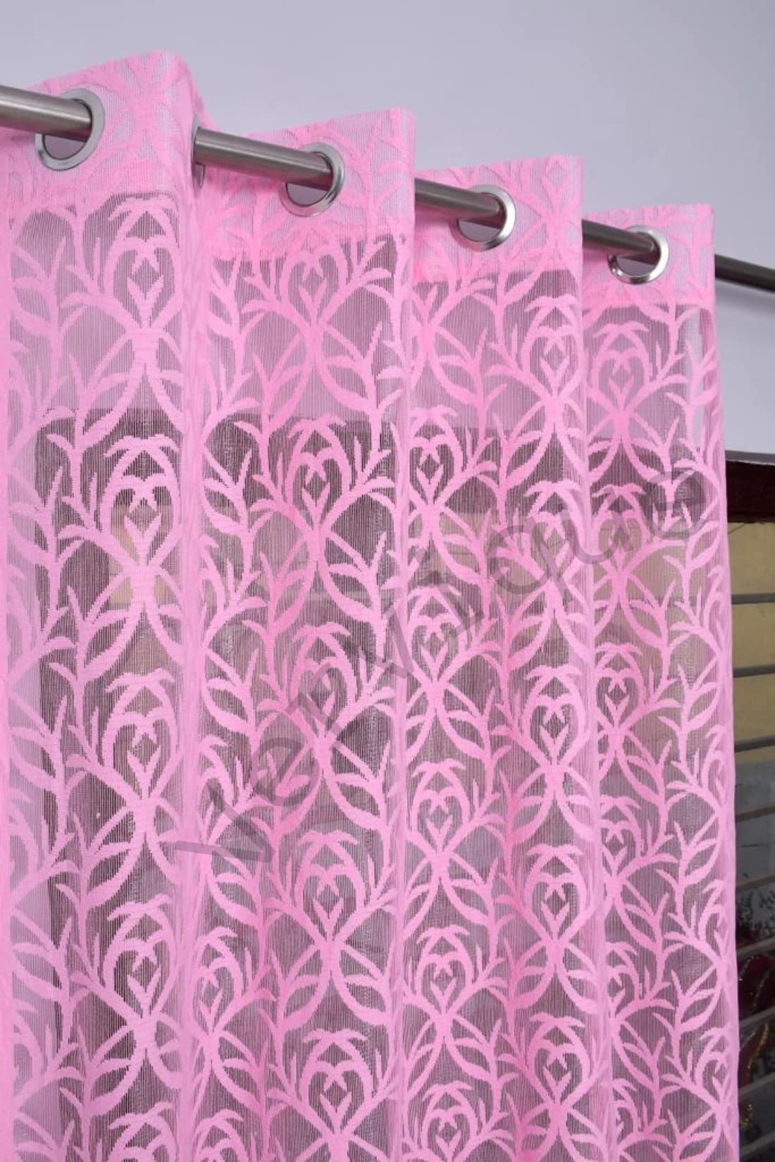 See full amazon price history chart for VERVIQUE Heavy Polyester Beautiful Sparkling Petal Design Tissue Net Curtains 7 Feet Long Set of 4 | 4 * 7ft 122 * 213 cm | Parda for Living Room and Bedroom | Pink Curtains VERVIQUE Heavy Polyester Beautiful Sparkling Petal Design Tissue Net Curtains 7 Feet Long Set of 4 | 4 * 7ft 122 * 213 cm | Parda for Living Room and Bedroom | Pink Curtains (B08R2Z4LX3) Amazon Price History, Amazon Price Tracker