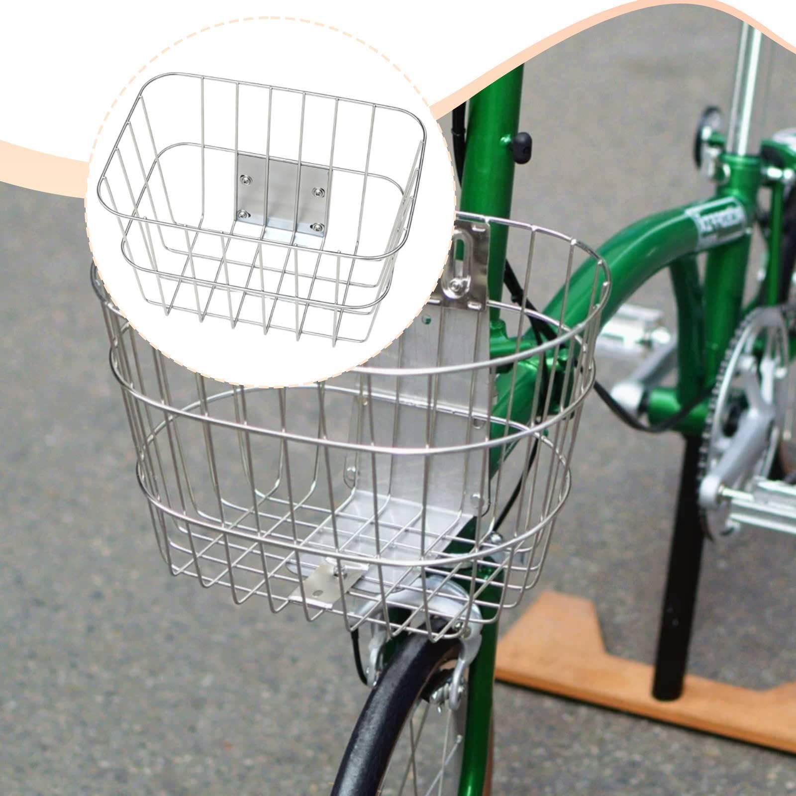 Fahrradkorb Aufbewahrungskorb Organizer für Fahrrad Outdoor Transportzubehör Abnehmbarer Griff Stabile Konstruktion Geeignet für