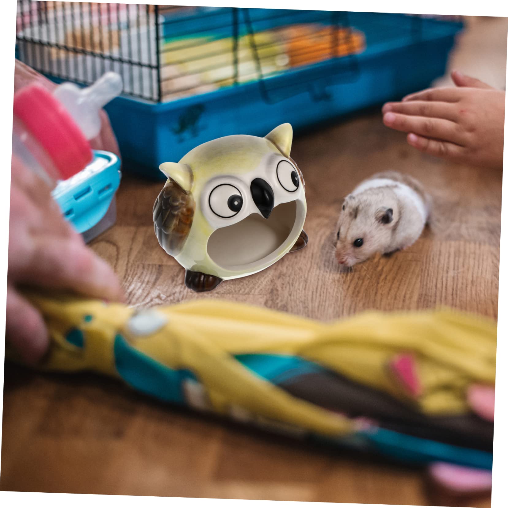 BESPORTBLE 3piezas De Cerámica para Hámsters Forma De Refugio y Divertido Casa para Roedores Hámsters y Diseño y Práctico