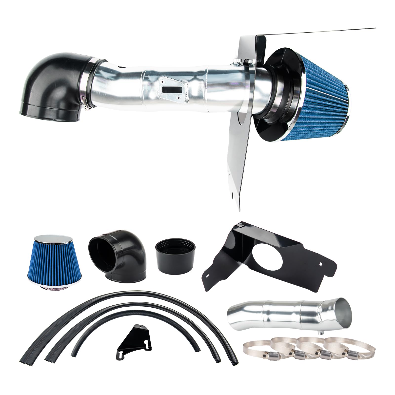 K&N Typhoon Intake - Honda Civic L4-1.7L (Sr) '01-05 (Blue