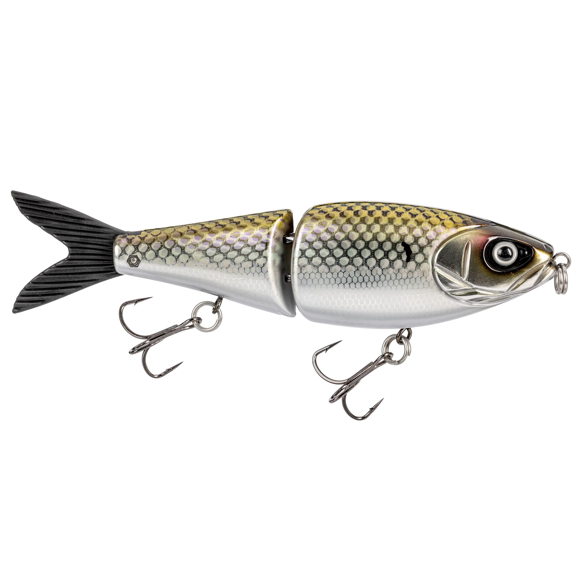 Strike King Hog Father Jr Angelköder, Jointed Swimbait, Chrom-Hering, 17,8 cm, 6,4 g, HCHGFTRJR-862