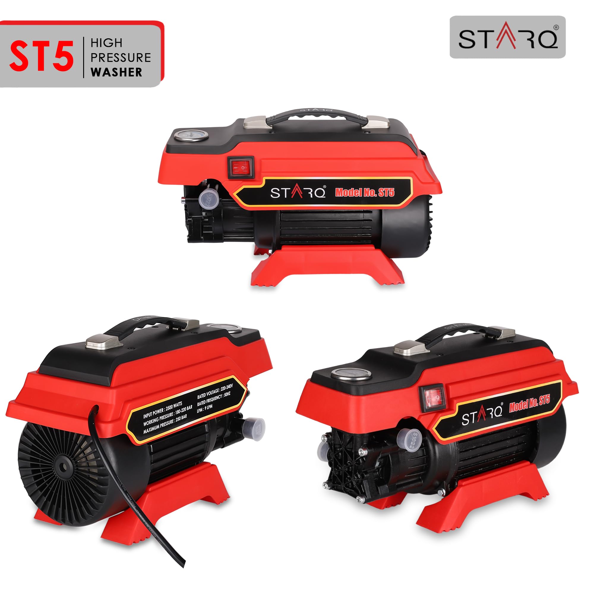 STARQ ST5 Pressure Washer - 250 Bar, 2500W -5