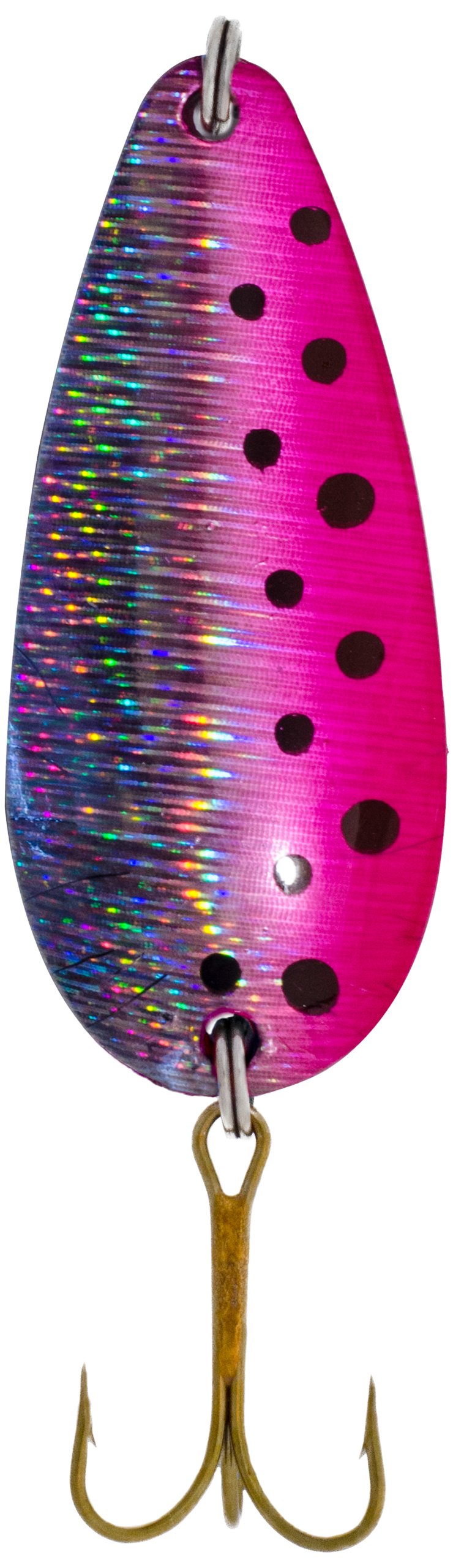 Pink/Black Dot 7/8-Ounce Spoon Lure, 1 Piece