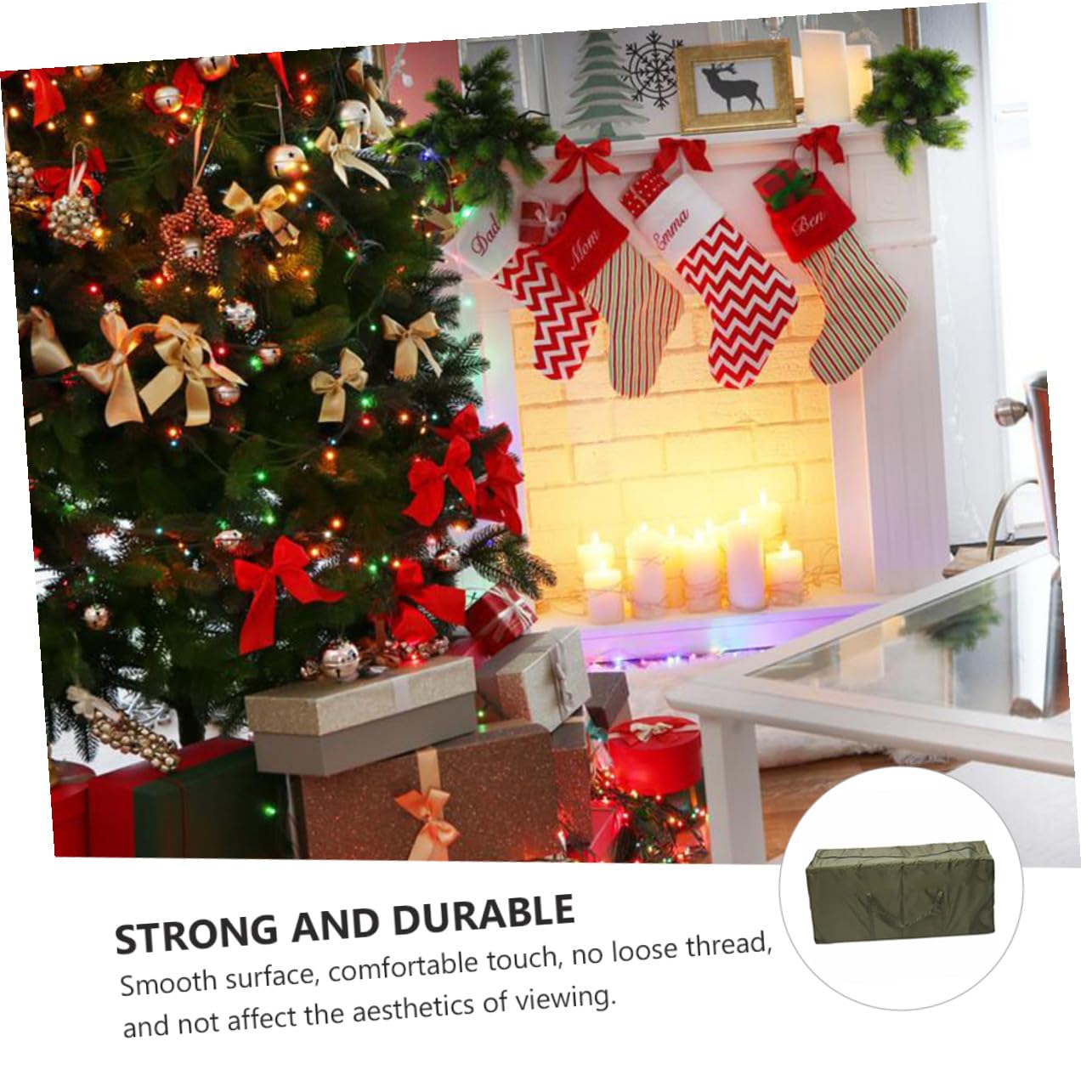 Weihnachtsbaumgeschenktüte Aufbewahrungstaschen Mit Reißverschluss Weihnachten Weihnachtspray -tasche Taschendekoration Weihnachtsbaumregal