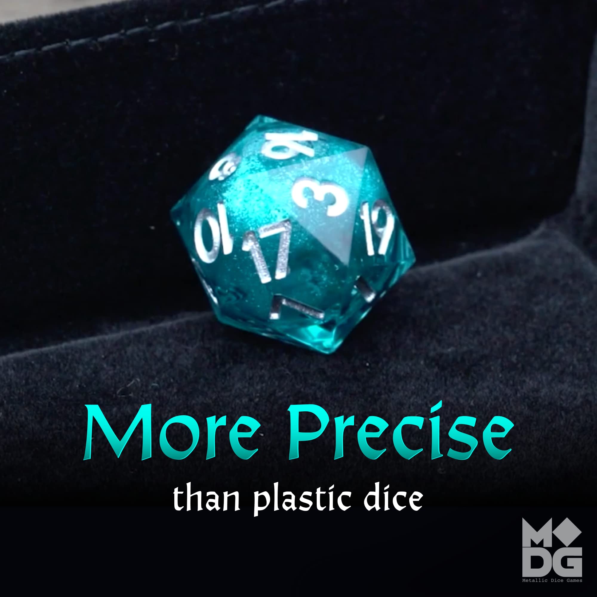 FanRoll by Metallic Dice Games Mana-Extrakt-Elixier, flüssiger Kern, DND-Würfel-Set, Rollenspiel-Würfel für Dungeons und Drachen