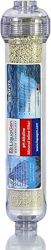 LiquaGen Filtro de agua potable mineral alcalino pH en línea