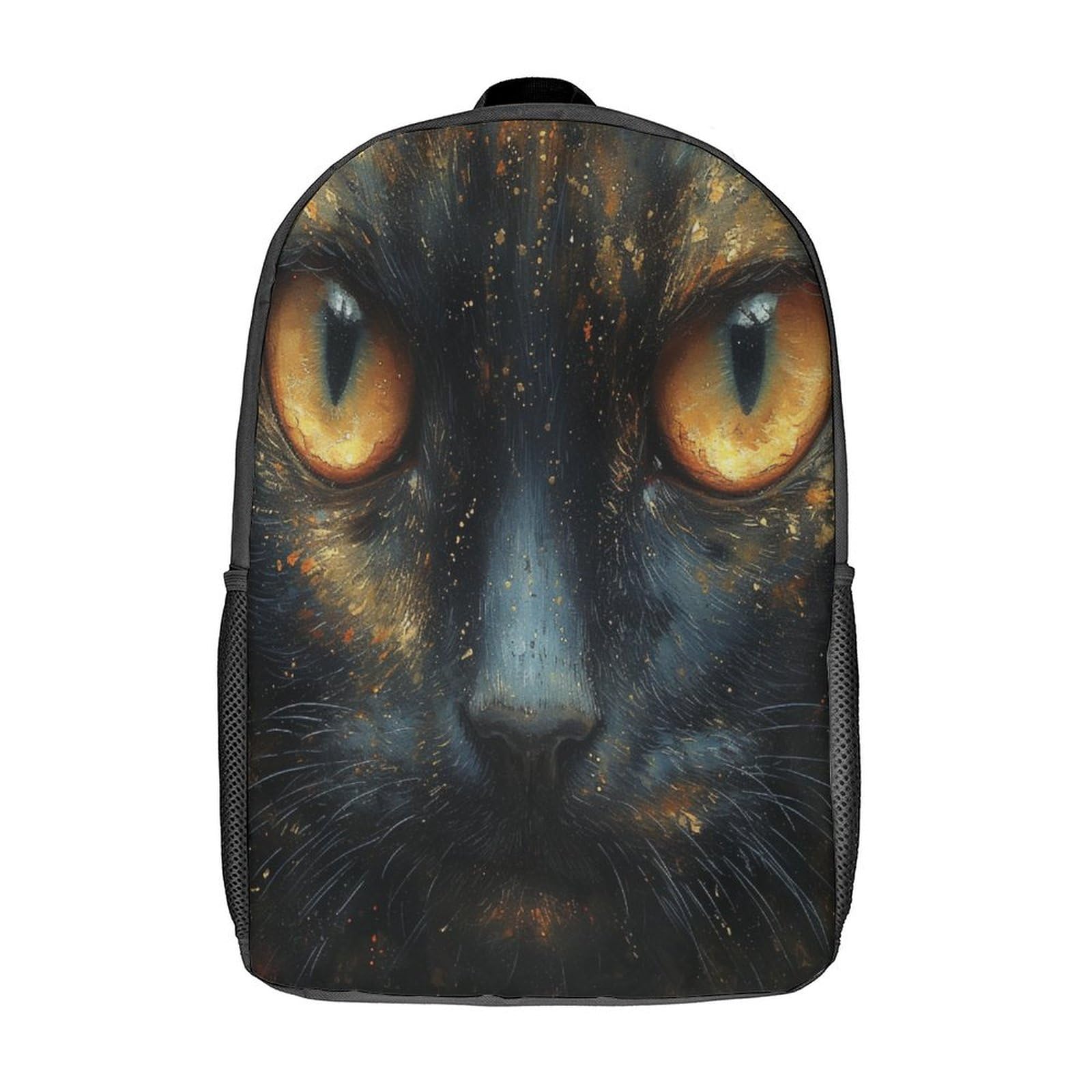 SorEci Cat Face Mochilas Escolares Niños Animals Mochila Infantiles Preescolar Mochilas Guardería Para Niños, Niñas, Adolescentes Con Bolsillos Laterales 17inch