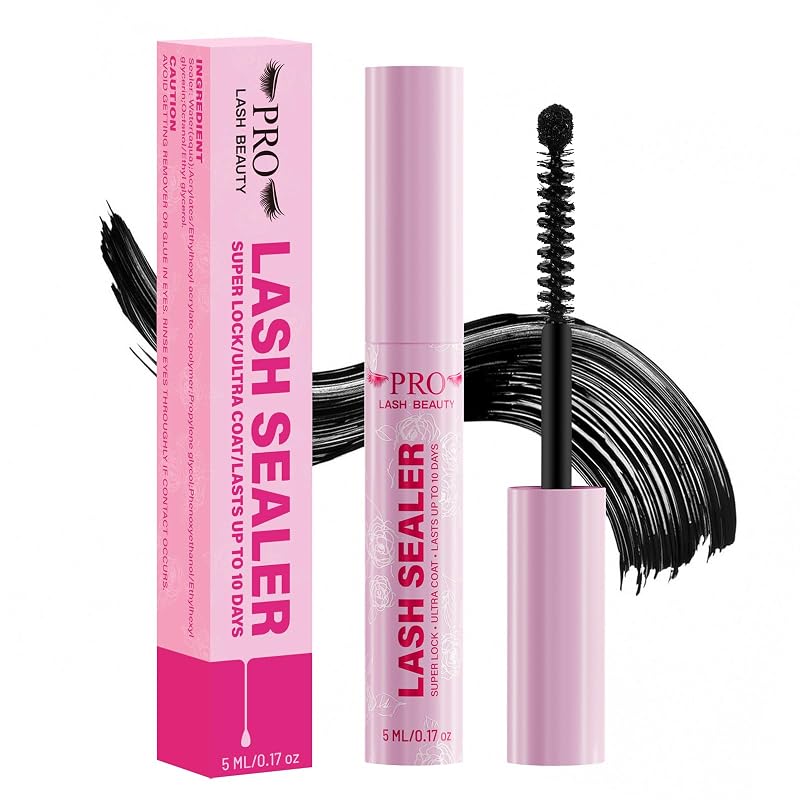 Selante preto PRO LASHBEAUTY para cílios em clusters, 5 mL