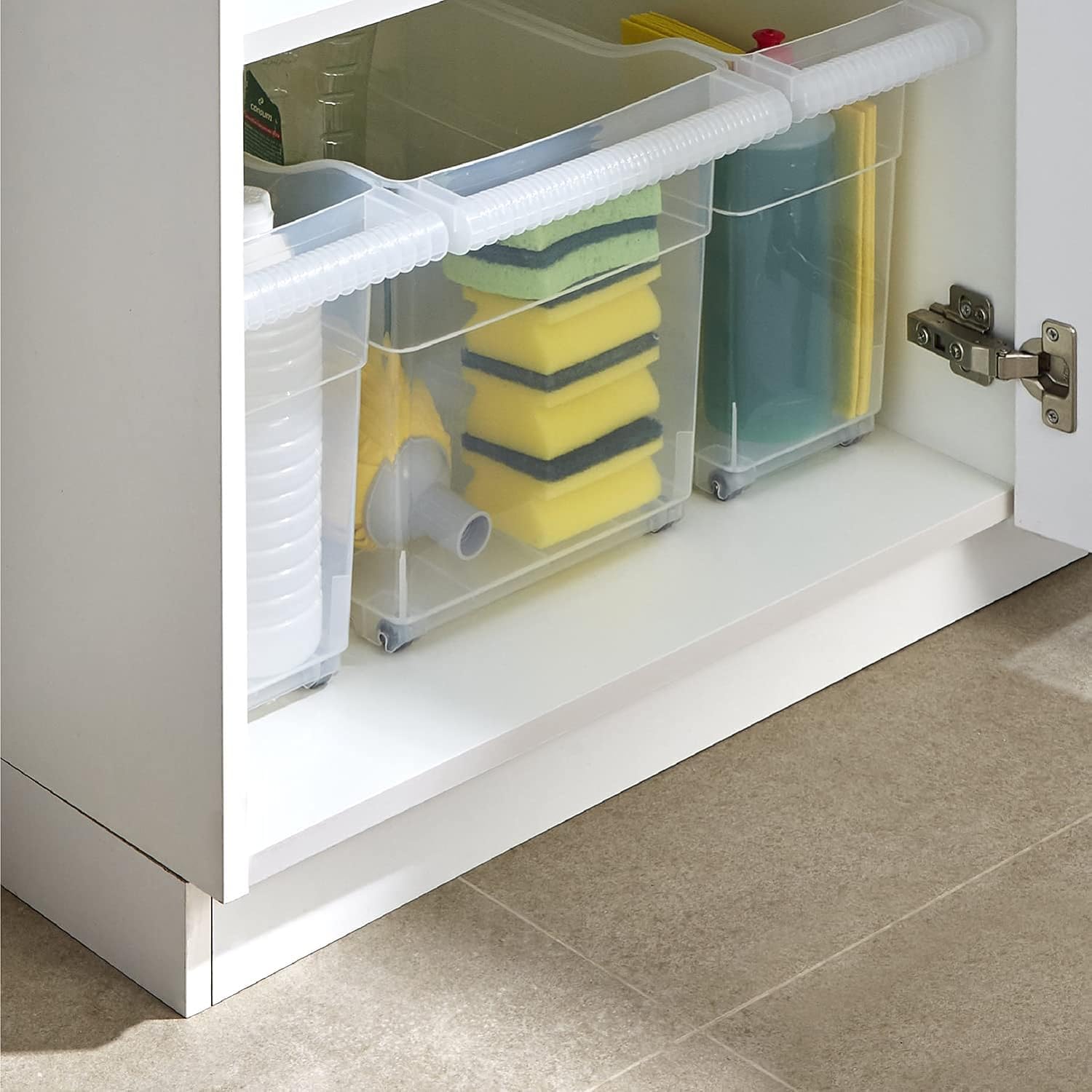 TIENDA EURASIA® Pack 3 - Organizador de Armarios de Cocina - Especial Almacenaje de Productos de Limpieza. Fabricado (XXL)