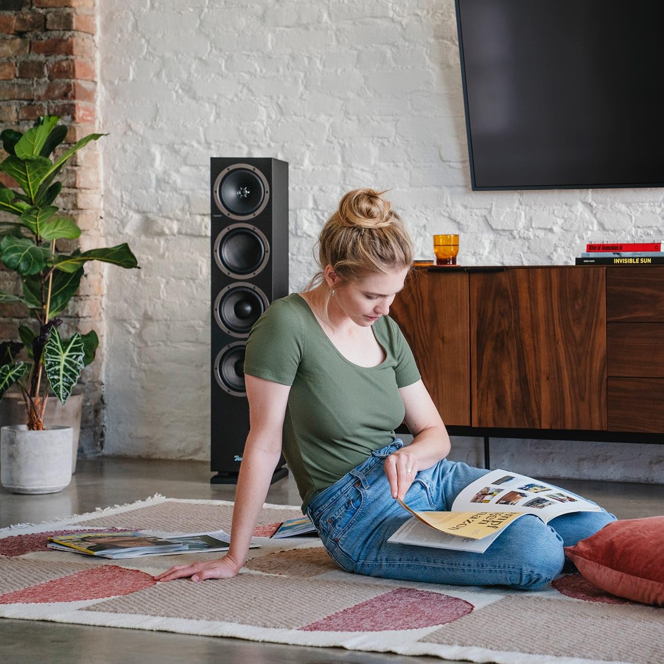 Teufel Theater 500 5.1 Surround Sound System Home Theater - Sistema audio surround Atmosphere Cinema, Potente Pubwoofer, Tuttofare per musica, film e giochi, Bass Reflex - nero