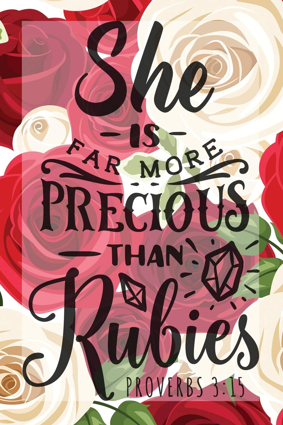 My Sermon Notes Journal: More Precious Than Rubies Proverbs 3:15 | 100 Days to Record, Remember, and Reflect | Scripture Notebook | Prayer Requests | Red Roses (Inspirational Quotes & Verses)