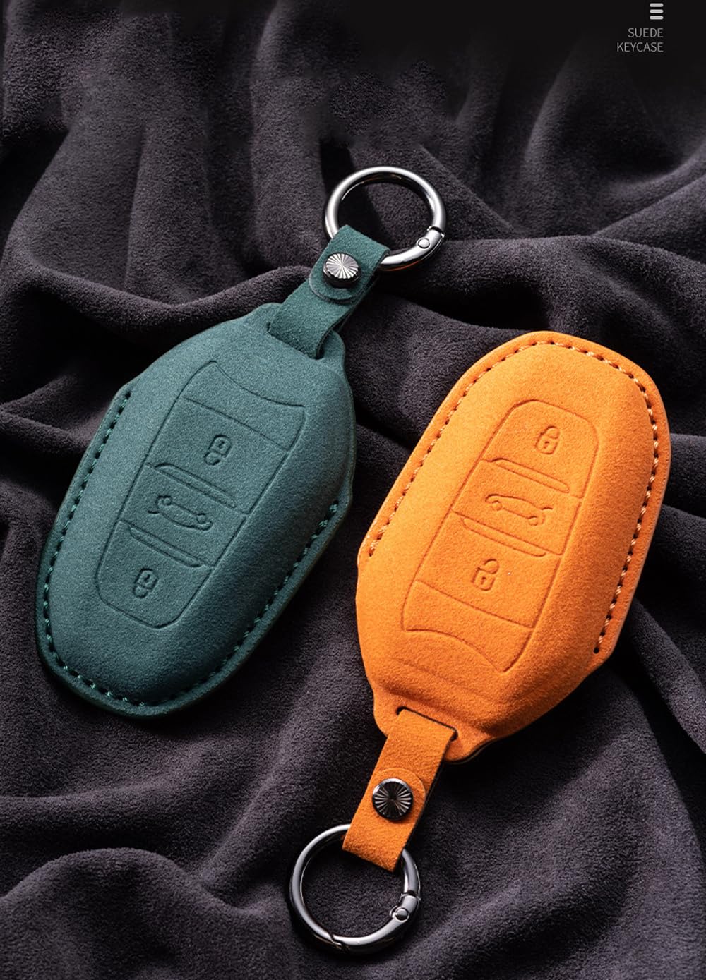 Portachiavi Per Opel Adam Agila Astra Calibra Corsa Mokka Tigra Zafira Carbon - Foto 4