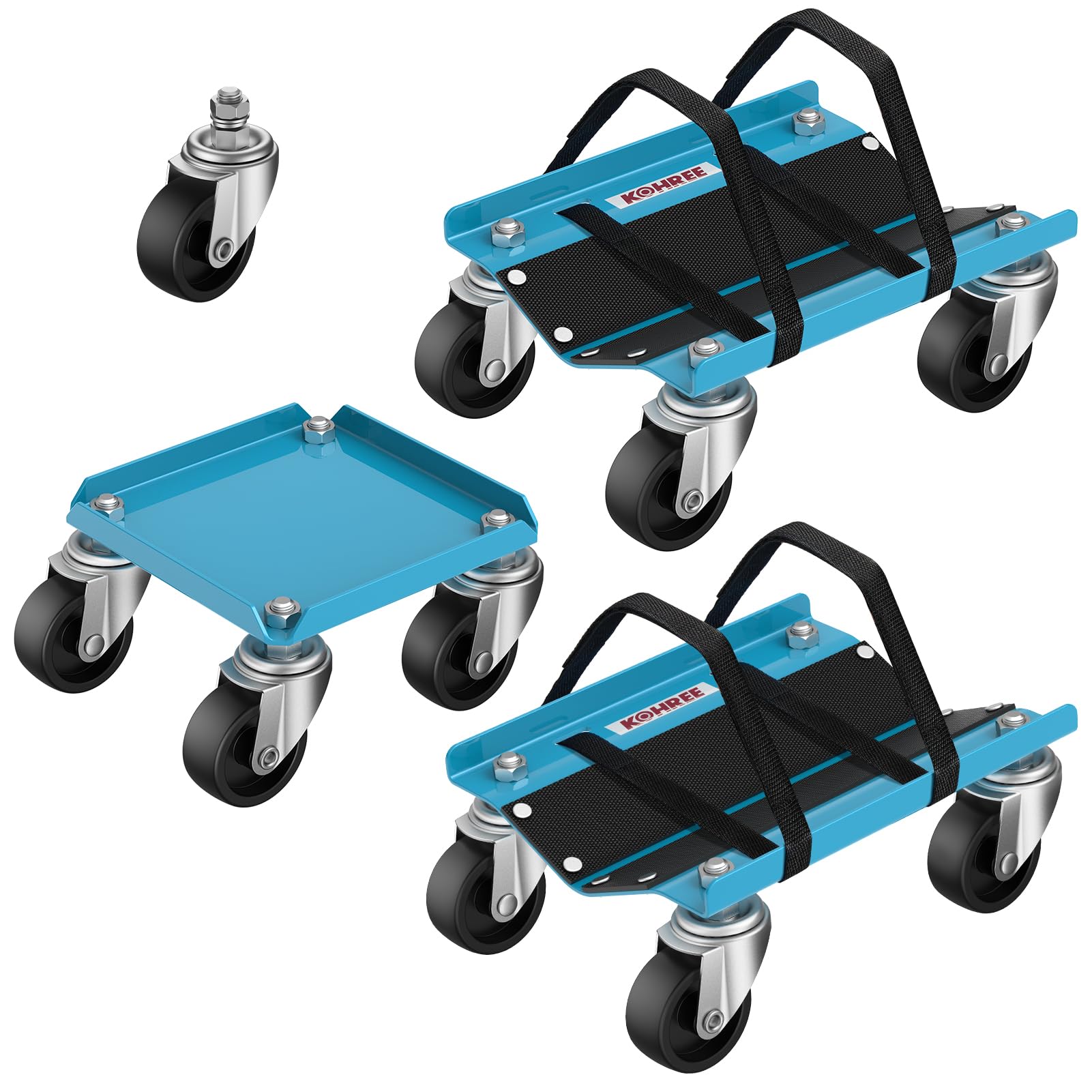 Kohree Snowmobile Dolly Set, Heavy Duty, 3PCS