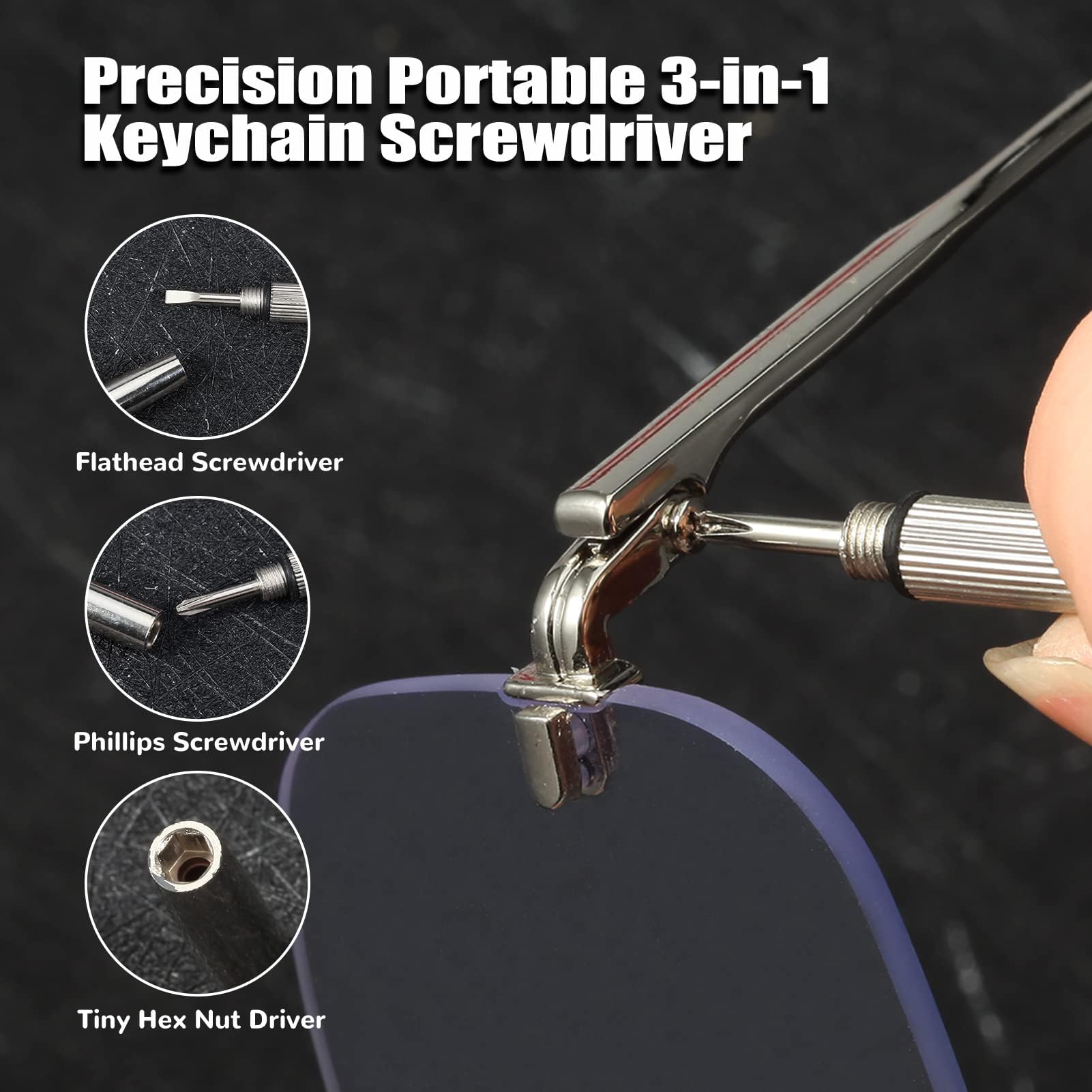 LEONTOOL Alicates de almohadilla de nariz de 6 pulgadas para ajustar los brazos de las gafas Marco de gafas Alicates de reparación de herramientas de mano óptica de acero inoxidable Marcos herramienta