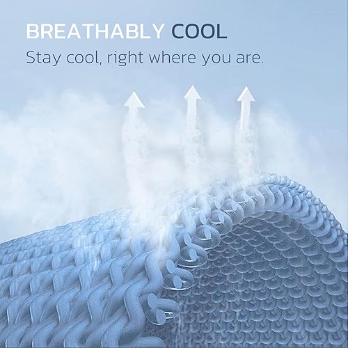 Miniatura 3 de Degrees of Comfort PolarEdge Pro - Manta refrescante tamaño Queen, enfriamiento mejorado de doble cara con Coolmax, Q-MAX >0.4, absorbe la humedad