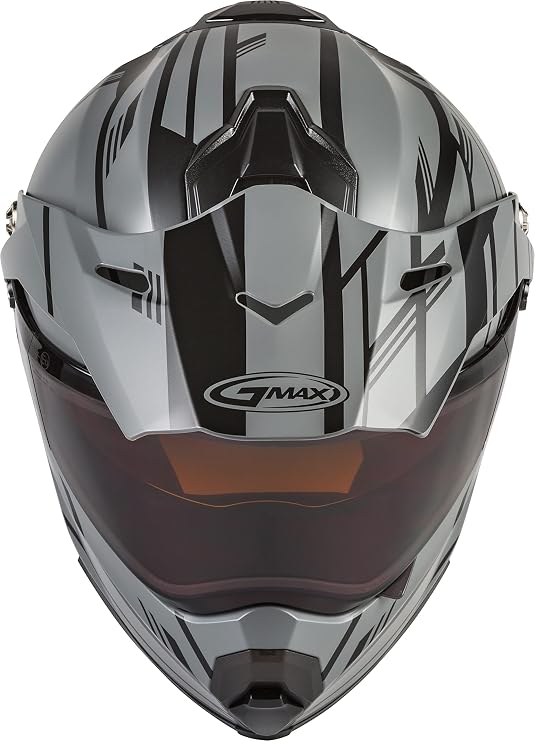GMAX G2211502 Helmets, Matte Grey/Black,Large